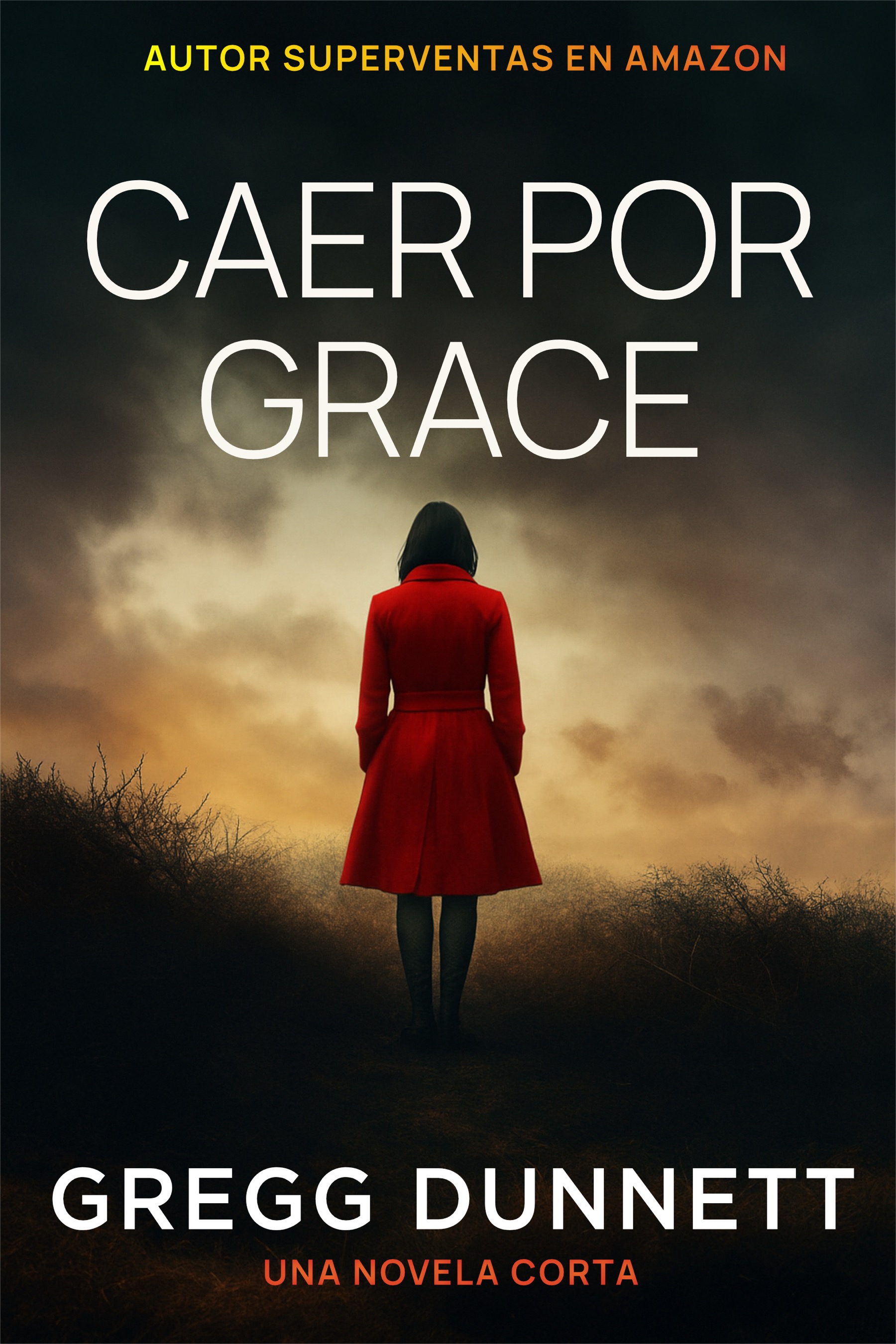 Portada de Caer por Grace, una novela corta de Gregg Dunnett.
